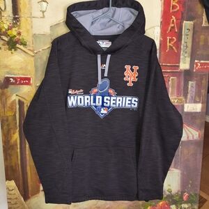Majestic Black World Series Hoodie